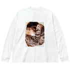 Pirka Nonnoのこれが本当の眠子🐾 ビッグシルエットロングスリーブTシャツ