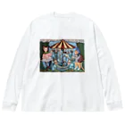 ＫＩＮＯＰＩ→Ｓ（キノピーズ）のモリの鍵掛け傘 Big Long Sleeve T-Shirt