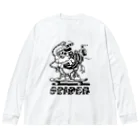 nidan-illustrationの"SPIDER SLIDER" Big Long Sleeve T-Shirt