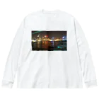 月華の夜上海船上情景 Big Long Sleeve T-Shirt