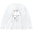 ふくふく商店の長沢芦雪の「あの犬」シリーズ Big Long Sleeve T-Shirt