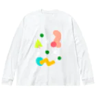 disney-risaのモニョモニョ幾何学模様 Big Long Sleeve T-Shirt