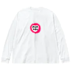 アケジの可愛いもの沢山のショップのPCR検査済（ポップハート） ビッグシルエットロングスリーブTシャツ