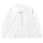 he bi ku chiのNozokimi(バックプリント） Big Long Sleeve T-Shirt