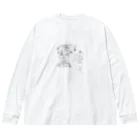 USA-PのロボB & とりロボ なかよし Big Long Sleeve T-Shirt