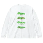 kitaooji shop SUZURI店のいもむしにっき　あげはちょう Big Long Sleeve T-Shirt