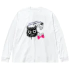 イラスト MONYAAT のCT107 もじゃもじゃ★ぱっふん*wanwanwanA Big Long Sleeve T-Shirt