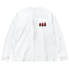 kanamaru14の口紅 Big Long Sleeve T-Shirt