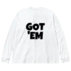 Shop-Tのゴッテム Big Long Sleeve T-Shirt