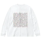 まめるりはことりのちみまめ文鳥ちゃん【まめるりはことり】 Big Long Sleeve T-Shirt