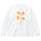 kanamaru14の春の足音🌸🐝🌸 ビッグシルエットロングスリーブTシャツ