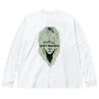 【みるかグッズ②】（SUZURI店）の【Leone femmina】 Big Long Sleeve T-Shirt