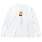 モユズの深々お辞儀指揮者ペンギン　きいろ Big Long Sleeve T-Shirt