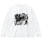 SumiReの九尾と龍　黒 Big Long Sleeve T-Shirt