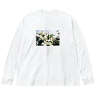 泡沫の庭の大手毬 Big Long Sleeve T-Shirt