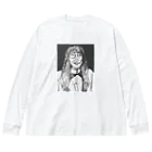 ノーライフノーマスクの版画な友人 Big Long Sleeve T-Shirt