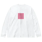 ym.のhappy ピンク Big Long Sleeve T-Shirt