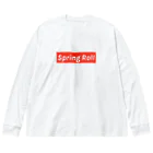 Watta_Kのボックスロゴ 春巻 Big Long Sleeve T-Shirt