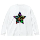 LalaHangeulのカラフルなハングルの宇宙 Big Long Sleeve T-Shirt