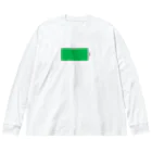 mofulicoのFull battery（緑） ビッグシルエットロングスリーブTシャツ