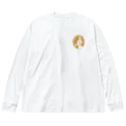 Bo tree teeのCameo (beige) Big Long Sleeve T-Shirt