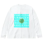 ただのチョコミン党によるチョコミント屋のドット絵なチョコミント。 Big Long Sleeve T-Shirt