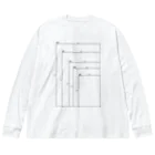 dis_cordの用紙寸法表 Big Long Sleeve T-Shirt