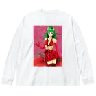 chicodeza by suzuriのトマトの妖精 Big Long Sleeve T-Shirt