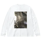 no-nuのただただシルバー Big Long Sleeve T-Shirt