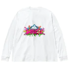 WILL POPのWILLPOPロゴ(サメ) Big Long Sleeve T-Shirt