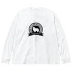 onehappinessのシェルティ シルエット　エンブレム2 Big Long Sleeve T-Shirt