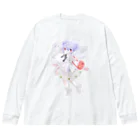 ゆーきんの絵ぐっずのこぐま ビッグシルエットロングスリーブTシャツ