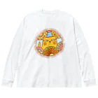 Yoshisyanのよししゃんのねこ ビッグシルエットロングスリーブTシャツ