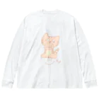 🈂️の猫がキャット驚いた！ Big Long Sleeve T-Shirt