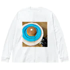 猫の福永屋のホットケーキと猫の福永 Big Long Sleeve T-Shirt