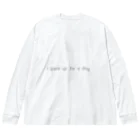 julianTHEjusticeのI gave up for a day ビッグシルエットロングスリーブTシャツ