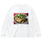 基本的に食べ物の店のラーメン藤のラーメン Big Long Sleeve T-Shirt