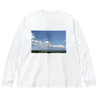 (U・∞・U)の高原の青空 Big Long Sleeve T-Shirt