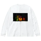 おもちのみぎあしぱんぷきん Big Long Sleeve T-Shirt