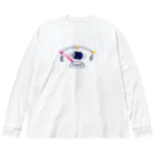 イラスト MONYAAT のHungry gauge M Big Long Sleeve T-Shirt