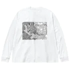 Independent thinkers.のランダムドット墨色ダーク Big Long Sleeve T-Shirt