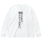 カボス太郎の絶対に電車を乗り過ごさない Big Long Sleeve T-Shirt