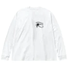 puikkoのエジプト　ウジャトの目（ワンポイント　黒） Big Long Sleeve T-Shirt