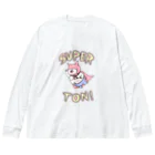 【Yuwiiの店】ゆぅぅぃーのSUPER★TON!! ビッグシルエットロングスリーブTシャツ