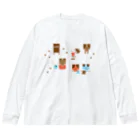 カレ　ミニョン　carre mignonのcafe Big Long Sleeve T-Shirt