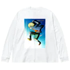 黄金井千鶴の光に飛び込む Big Long Sleeve T-Shirt