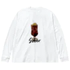 Jmum storeのあなたのクリームソーダ 紫 Big Long Sleeve T-Shirt