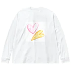 Heart-Heartのダブルハート ビッグシルエットロングスリーブTシャツ