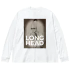 新藤山寛美のワイルド商店のLong head long tee ビッグシルエットロングスリーブTシャツ