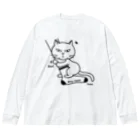 mkumakumaのstay with me ビッグシルエットロングスリーブTシャツ